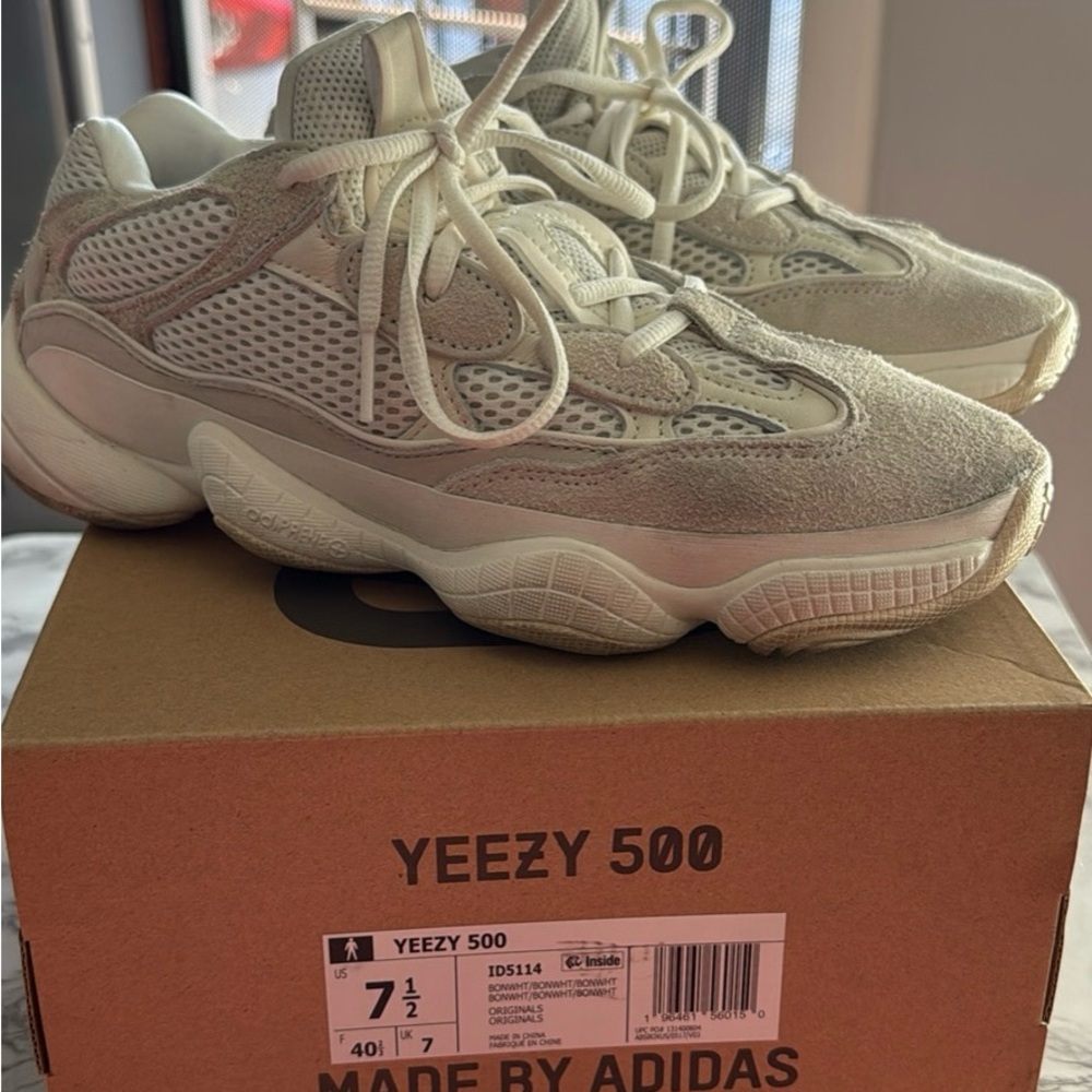 Adidas Yeezy 500 Women's Sneakers - Off-White